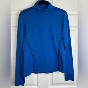 Nike Dri-Fit Womens Blue Turtleneck Long sleeves - Size Medium (8-10)